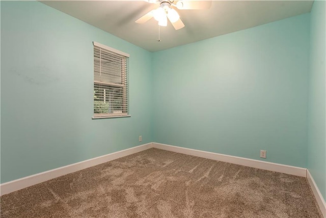 11375 Wacker Dr, Theodore, AL 36582 - empty room with ceiling fan and carpet flooring