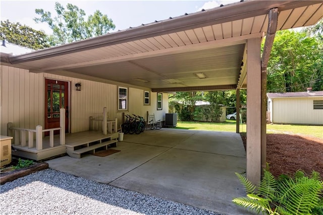 11375 Wacker Dr, Theodore, AL 36582 - view of patio with a carport
