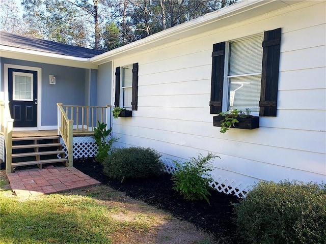 view of entrance to property