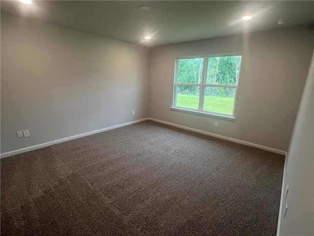 empty room featuring carpet