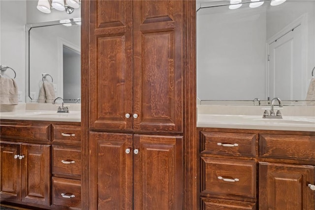 full bathroom with vanity