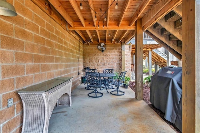 311 Magnolia Ave Unit 54, Satsuma, AL 36572 - view of patio / terrace with area for grilling and outdoor dining space