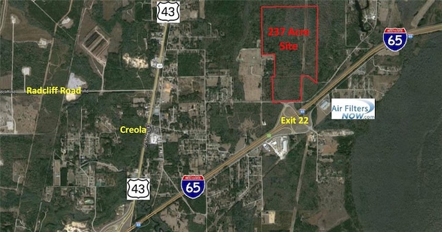 0 Dead Lake Rd, Creola AL, 36525 land for sale