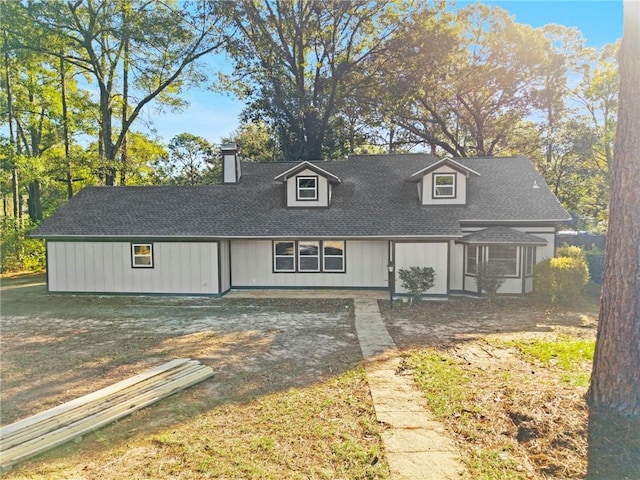 view of cape cod home