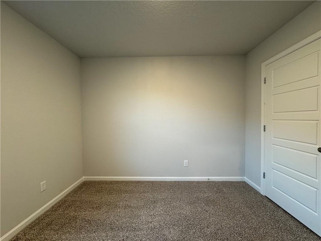 spare room with carpet floors