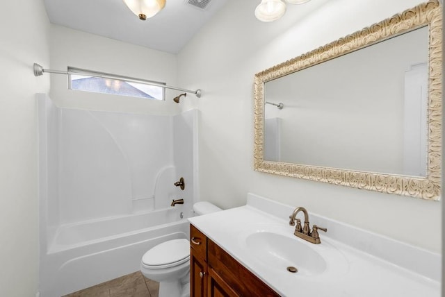 8705 Floyd Crabtree Way, Semmes, AL 36575 - full bathroom with vanity, bathtub / shower combination, and tile patterned flooring