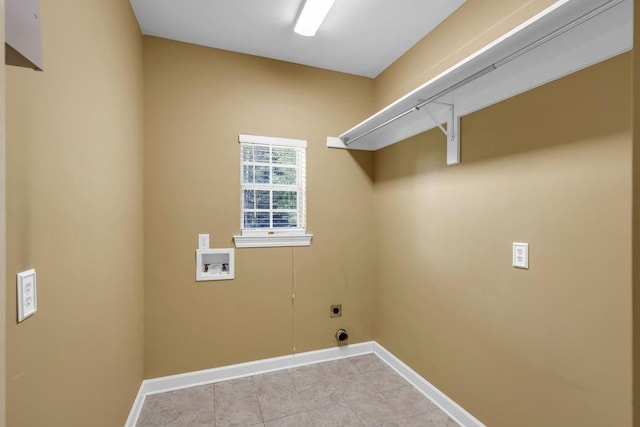 8705 Floyd Crabtree Way, Semmes, AL 36575 - washroom with washer hookup, hookup for an electric dryer, and light tile patterned floors