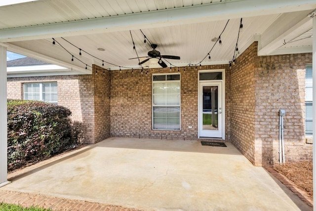 8705 Floyd Crabtree Way, Semmes, AL 36575 - view of patio with ceiling fan