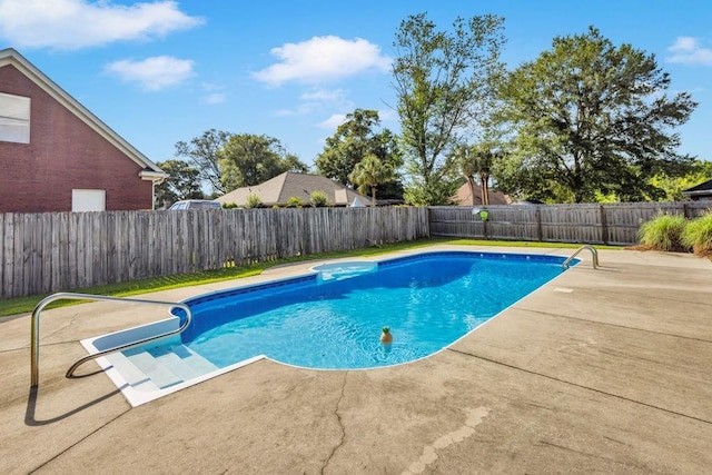 8705 Floyd Crabtree Way, Semmes, AL 36575 - view of swimming pool featuring a patio area and a fenced backyard
