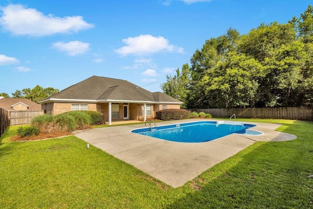 8705 Floyd Crabtree Way, Semmes, AL 36575 - view of swimming pool featuring a fenced backyard and a patio area