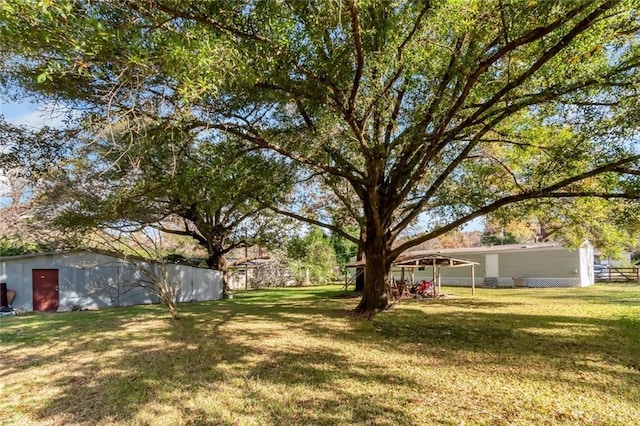 view of yard