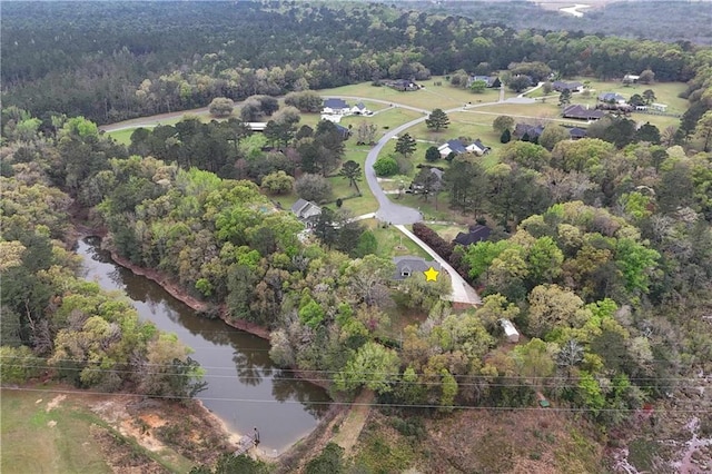 7180 Cannon Ball Cir, Bay Minette, AL 36507 - bird's eye view with a view of trees and a water view