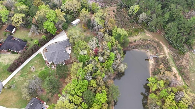 7180 Cannon Ball Cir, Bay Minette, AL 36507 - drone / aerial view featuring a water view