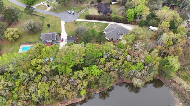 7180 Cannon Ball Cir, Bay Minette, AL 36507 - drone / aerial view with a water view