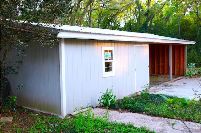 view of shed / structure