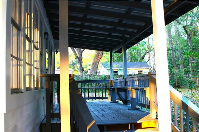 view of deck