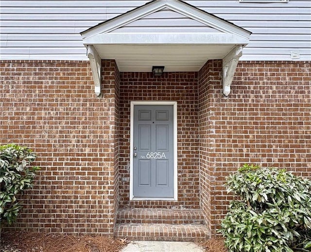 view of entrance to property