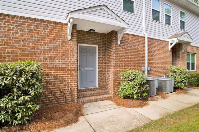 entrance to property with central AC