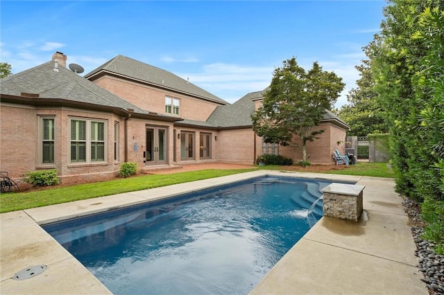 4008 Mcgregor Oaks, Mobile, AL 36608 - outdoor pool featuring french doors and a patio area
