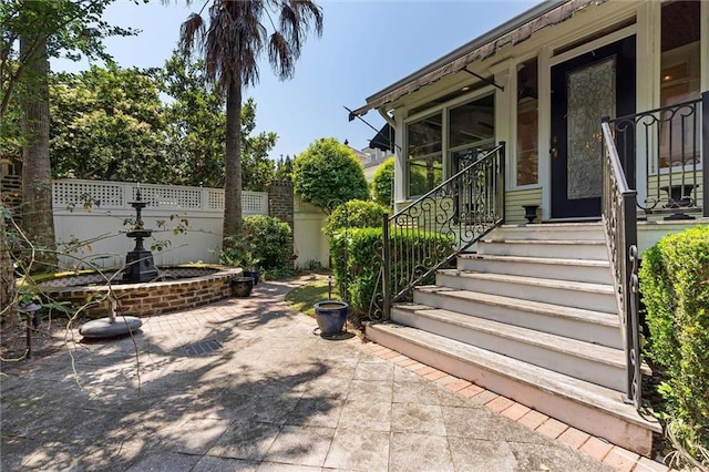 251 Georgia Ave S, Mobile, AL 36604 - view of patio / terrace featuring fence