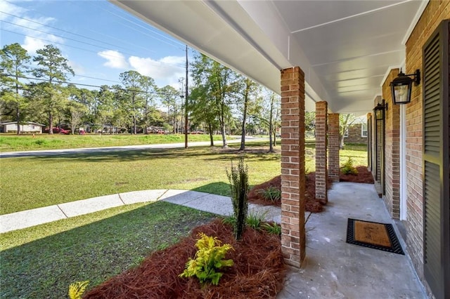 view of patio / terrace featuring a porch