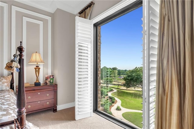 18269 Colony Dr Unit 405, Fairhope, AL 36532 - bedroom with carpet, multiple windows, and baseboards