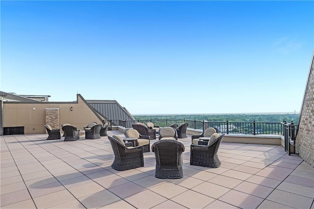 18269 Colony Dr Unit 405, Fairhope, AL 36532 - view of patio featuring an outdoor living space