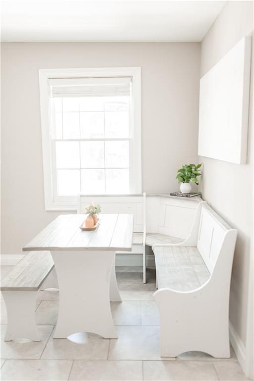 1660 Old Shell Rd, Mobile, AL 36604 - dining space featuring breakfast area and light tile patterned floors