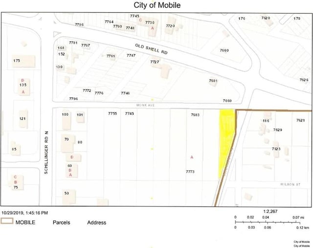 0 Monk Ave, Mobile AL, 36608 land for sale