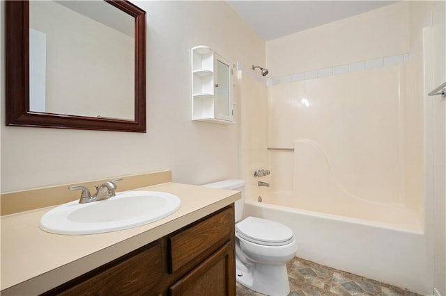 5902 Reams Dr S, Mobile, AL 36608 - full bath featuring vanity and bathing tub / shower combination
