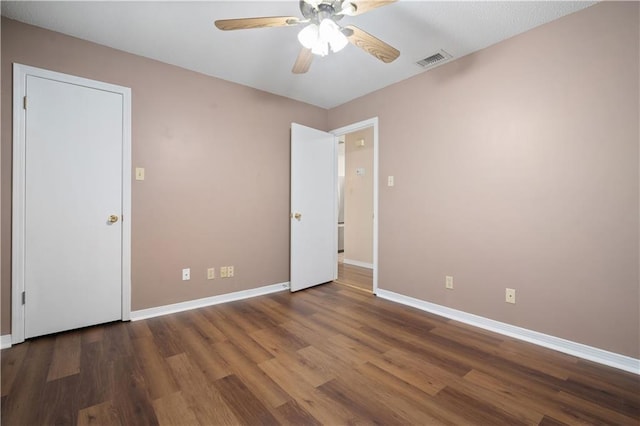 5902 Reams Dr S, Mobile, AL 36608 - unfurnished bedroom featuring wood finished floors and a ceiling fan