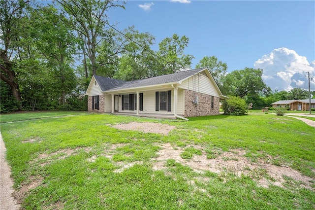 5902 Reams Dr S, Mobile, AL 36608 - view of front of home with brick siding and a front lawn
