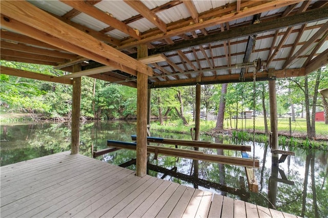 5039 Cole Dr W, Mobile, AL 36619 - view of dock featuring a water view
