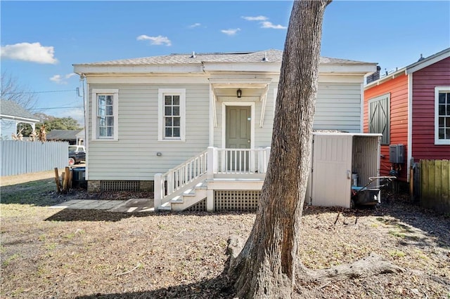 view of rear view of house