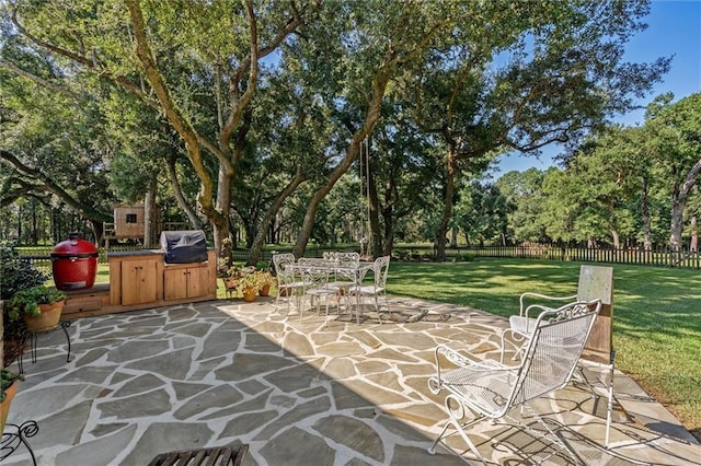 view of patio