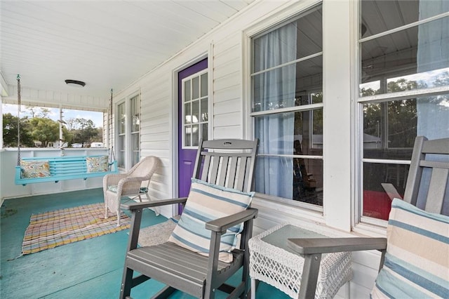 view of patio / terrace featuring covered porch