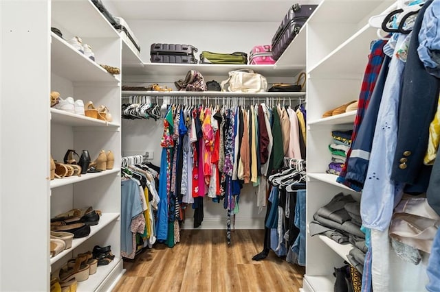 704 Providence Estates Dr E, Mobile, AL 36695 - walk in closet featuring wood finished floors