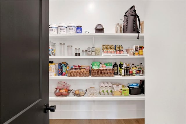 view of pantry