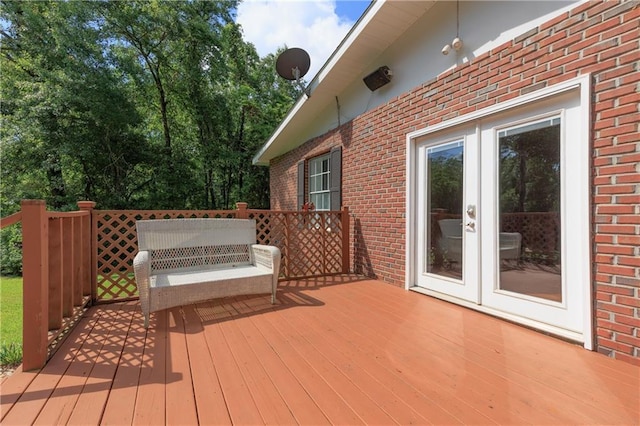 6659 Viking Way, Mobile, AL 36582 - deck with french doors