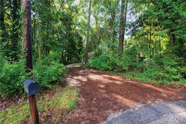 6659 Viking Way, Mobile, AL 36582 - view of street with a forest view