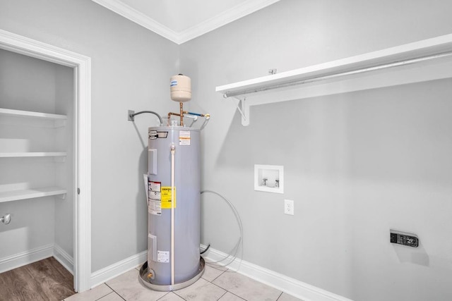 21621 Coleman Cemetery Rd, Moss Point, MS 39562 - utility room with water heater