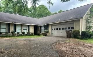 ranch-style house with a garage