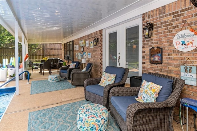 7250 Pine Station Rd S, Mobile, AL 36695 - view of patio featuring outdoor lounge area