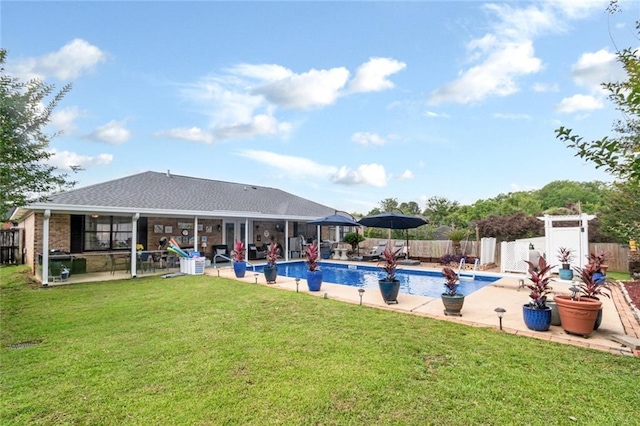 7250 Pine Station Rd S, Mobile, AL 36695 - view of pool with a patio area