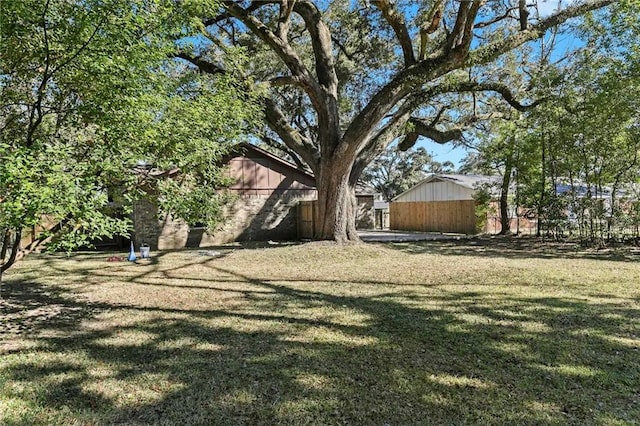 view of yard