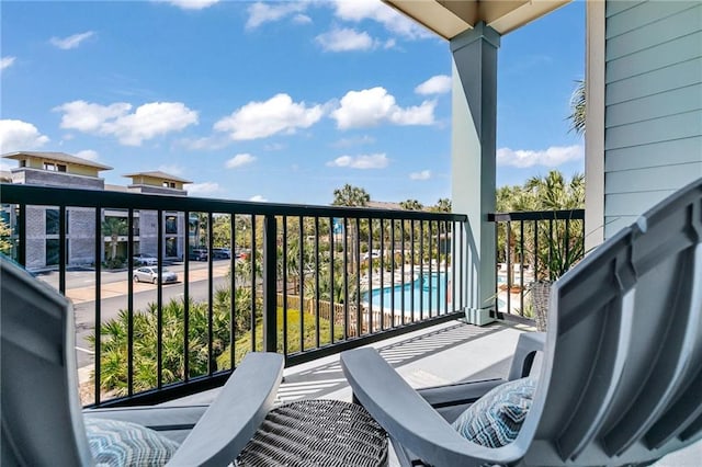 1430 Regency Rd Unit F204, Gulf Shores, AL 36542 - balcony with view of pool area