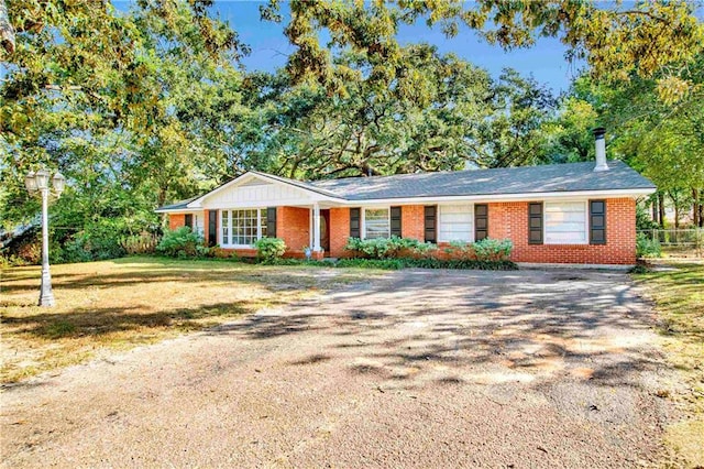 view of ranch-style house