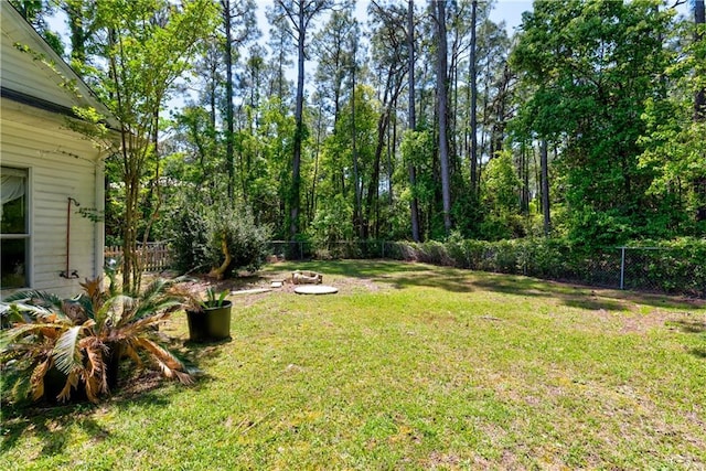 510 Fort Mims Pl, Dauphin Island, AL 36528 - view of yard featuring a fenced backyard