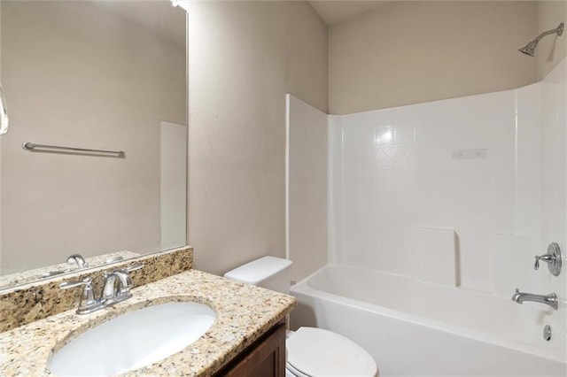 2151 Elliott Ct, Mobile, AL 36695 - full bath with vanity, toilet, and shower / bathtub combination