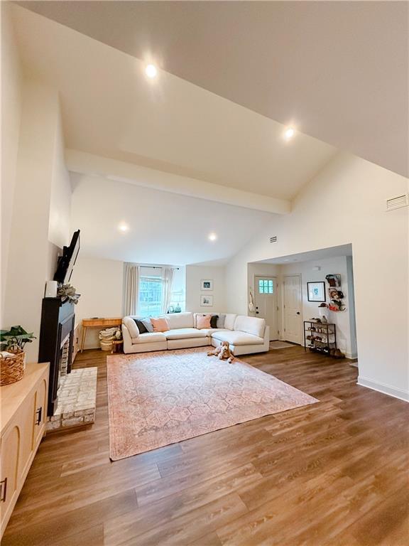 2555 E Rd, Mobile, AL 36693 - living area with light wood finished floors and recessed lighting